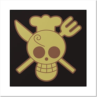 Sanji Jolly Roger Posters and Art